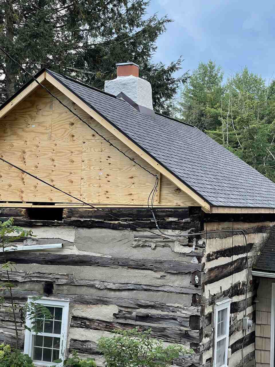 Home roof renovation